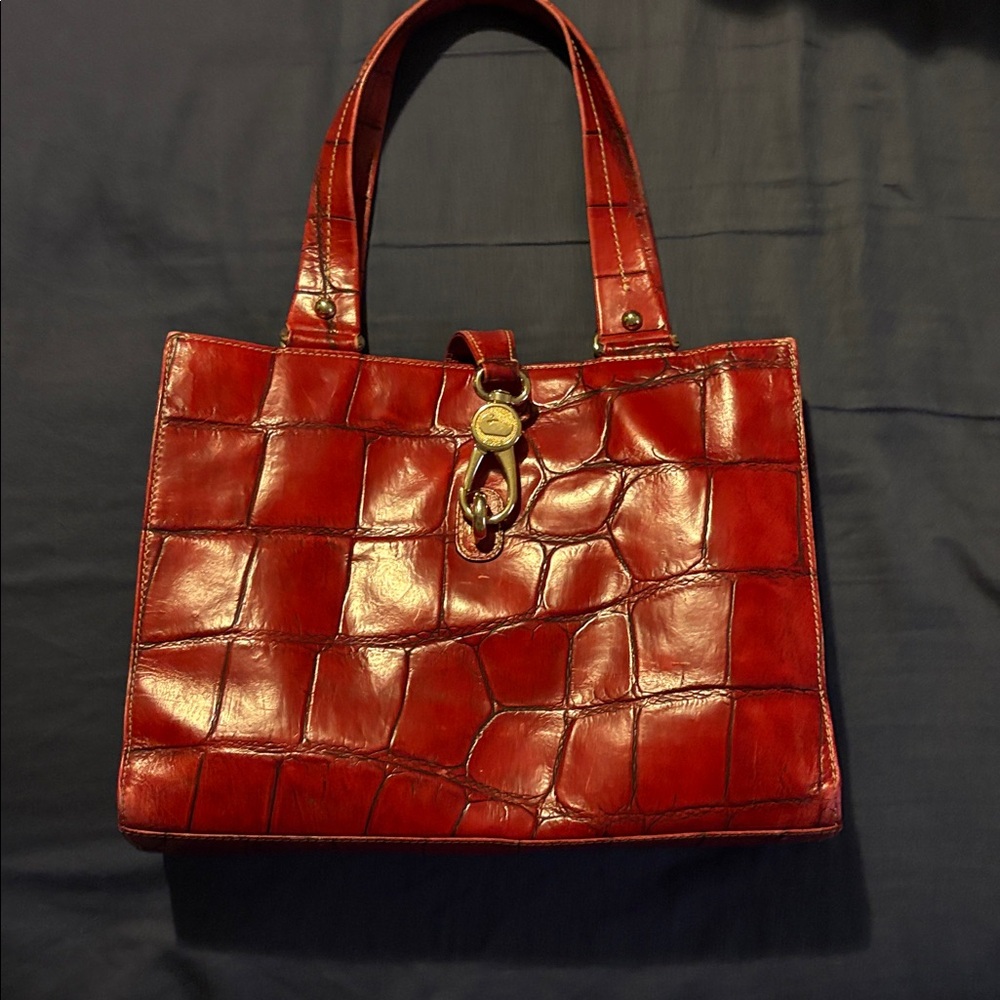 Dooney & Bourke Croc-embossed Satchel